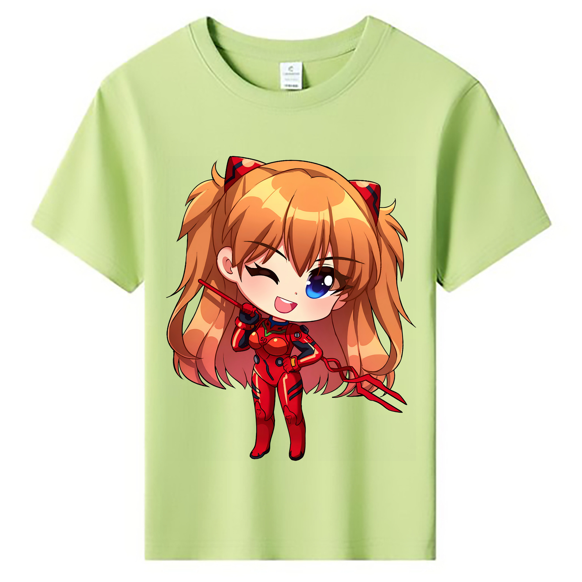 （画像用） EVA 新世紀エヴァンゲリオン 綿100％キッズTシャツ（フロントプリント）